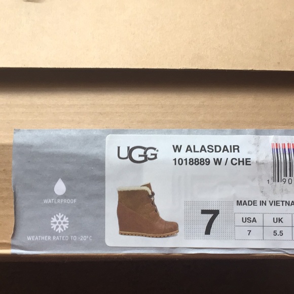 🎁NEW UGG ALASDAIR CHESTNUT WATERPROOF - Picture 8 of 8